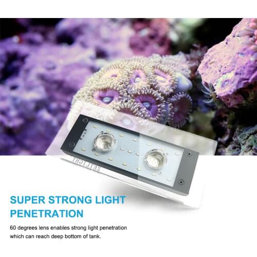 Zetlight AQUQ WIFI LED ZA1201 ZA1201L ZA1201WIFI Full spectrum seawater coral lamp, through APP control light .AquariumLED lamp