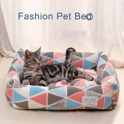 Warm Soft Dog Bed Winter Sleeping Beds for Dogs Cat Sofa Kennel House Puppy Mat Fluzzy Bed For Small Medium Large Dog