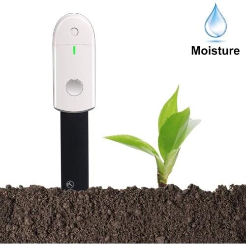 Waterproof Soil Water Monitor Soil Moisture Meter Test Kit Hygrometer Led Lights Instant Detection for Indoor Plants Gardening