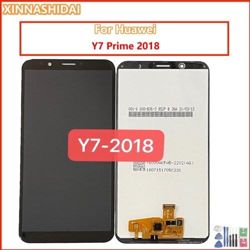 LCD Display For Huawei Y7 Prime 2018 LDN-LX1 LDN-LX2/ LDN-L21 LDN-L22 LCD Display Touch Screen Digitizer Assembly Replacement