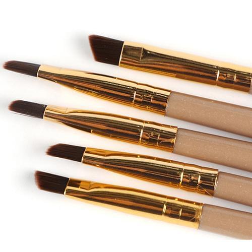 1Pc Pro Cosmetic Slant Tip Plastic Handle Eyebrow Brush Makeup Beauty Tool Makeup Brushes & Tools