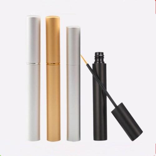 100pcs 5ml Empty Eyelashes Tube Mascara Eyeliner Vials Bottle Makeup Organzier Container With Brush Refillable Bottles
