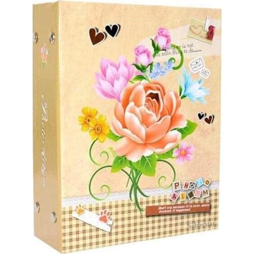 200'LÜK 10x15cm Cream Floral Pattern photo album фотоальбом photo album album fotografico Álbumes