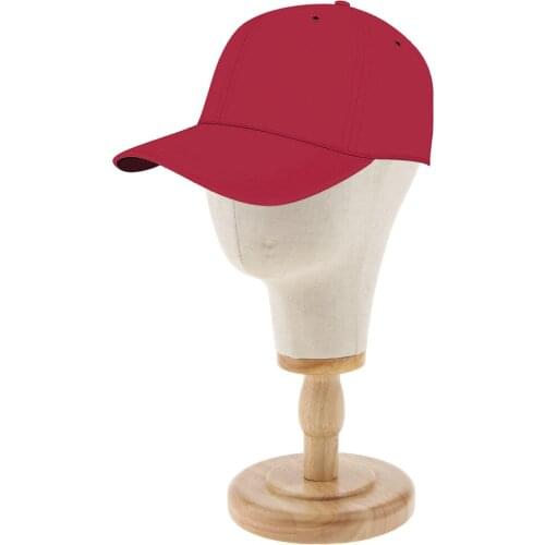 21 inch Canvas Block Mannequin Head Afro Manikin Model with Wood Stand Hat Display Styling Wigs Making for Salon Shop Home