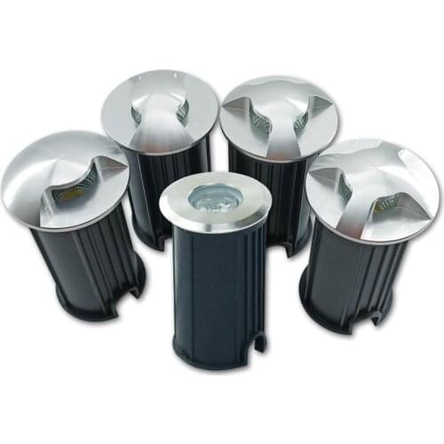 4 Pcs IP67 Waterproof LED Underground Light 1W 3W 5W Outdoor Ground Garden Path Floor Buried Yard Spot Landscape 110V220V 12V