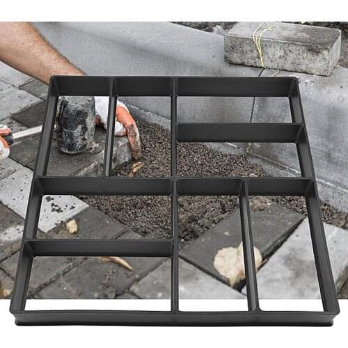 40cm Square Brick Concrete Cement Manual Paving Mold Personality Cultural Stone Floor Brick Paving Mould