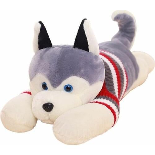 Jumbo Giant Plush Husky Dog Soft Toy Doll Pillow Stuffed Animal Birthday Gift UK Cotton Reward Birthday Soft Fill Cute Dog