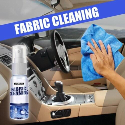 Car Interior Cleaning Agent Ceiling Cleaner Leather Flannel Woven Fabric Water-free Cleaning Agent Auto Roof Dash Cleaning Tools