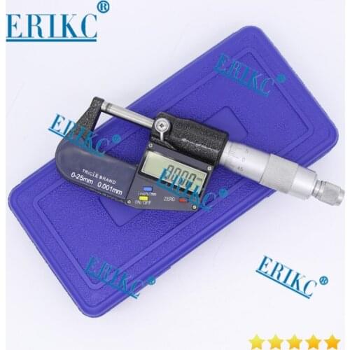 ERIKC digital micrometer gauge E1024006 auto fuel engine part Micrometer for common rail system