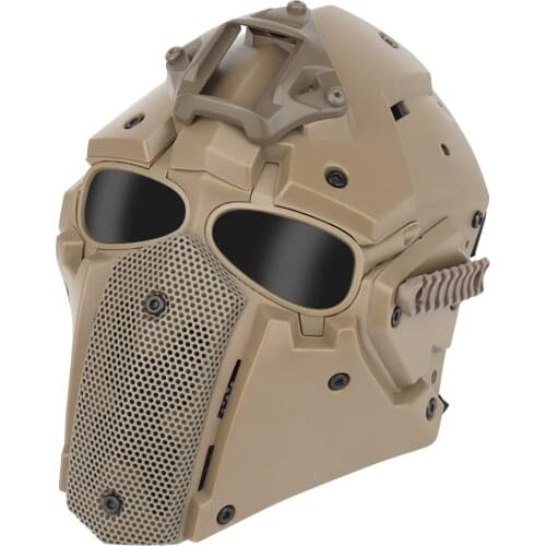NEW Tactical Full Face Mask Shooting Hunting Airsoft Paintball Mask Outdoor Anti-fog Breathable Metal Mesh Protective Mask
