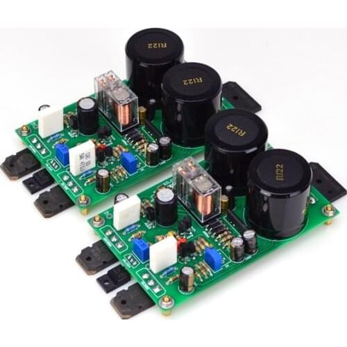 One pair Hifi X-one Mono Class AB MOS desktop Power amplifier board / kit / Pcb 30W+30W