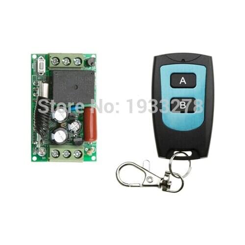 Remote Control Switch 315/433 mhz Light Lamp LED Power Wireless Controller AC 220V 1CH 10A Receiver Transmitter Lock Unlock