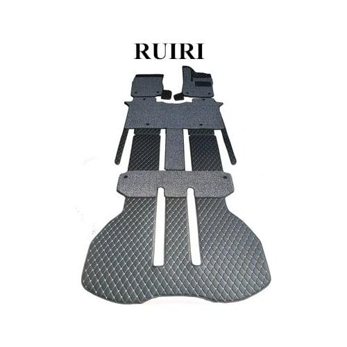 Custom full set car floor mats for Right hand drive Toyota Alphard 7 8 seats 2020-2002 durable waterproof double layer carpets