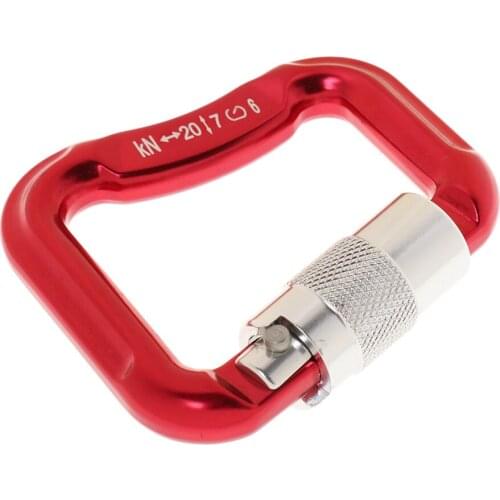 20KN Aluminum Alloy Self-locking Carabiner for Paraglider, Rock Climbing