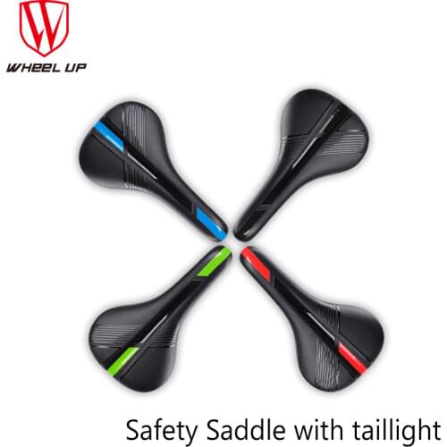 PVC MTB Mountain Road Bicycle Saddle Taillight Saddle Spare Parts for Bicycles Seat Cushion Saddle for A Bicycle