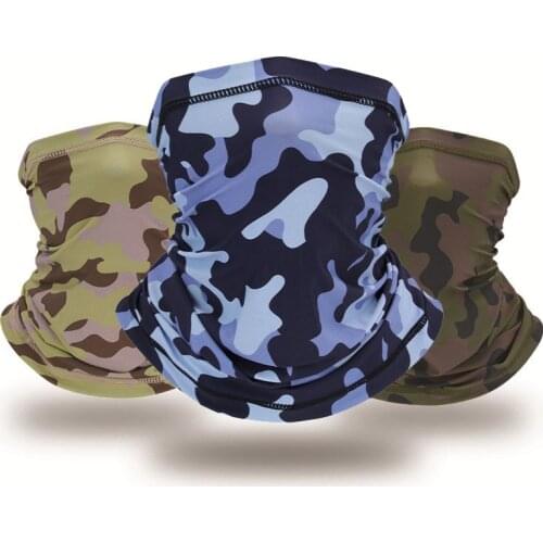 2020 Camouflage Hiking Scarves Outdoor Sport Scarf Fishing Cycling Tactical Elastic Headwear Magic bandana men women бандана