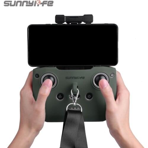 Sunnylife Silicone Protective Cove And Strap For DJI Mavic Air 2/Mavic Mini2 Scratch-proof Remote Controller Drone Accessories