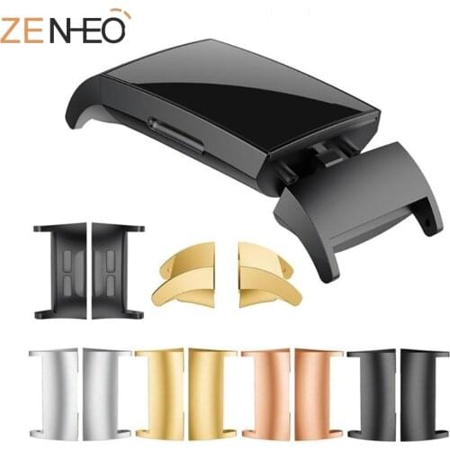 Watch Band Connector For Fitbit Charge 4 Stainless Steel Connector Connect Watch Band Accessory Replacement Connector