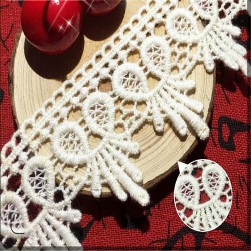 Water-soluble lace embroidered lace 5cm flower multi-embroidered lace barcode