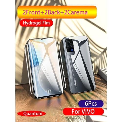 Front Back Edge For VIVO X50 X60 Pro+ Screen Protector NEX3 S7 S9 All-Inclusive HD Soft Hydrogel Film IQOO 3 Z3 7 NEO 5 Pro Neo3
