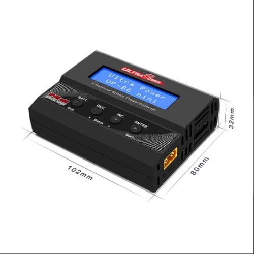 Ultra Power Charger UP B6 MINI AC/DC Smart Balance Battery Charger Outfield Lipo Charger 60W 6A 2-6S for Mini Quadcopter