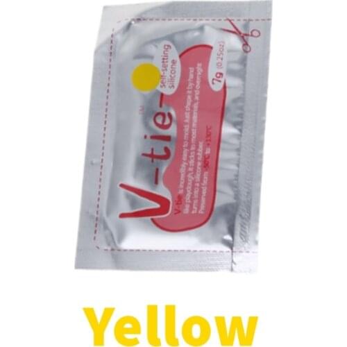 1pce Yellow Formugru liquid silicone V-tie and Heat-seal fix DIY Universal Digital Outdoor Tools for repair glue sugru