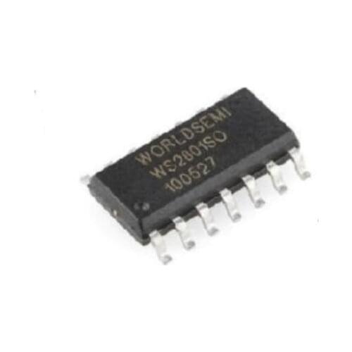 10PCS WS2801SO WS2801 3-Channel Constant Current PWM LED Driver IC SOP-14