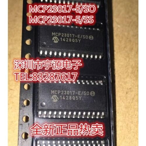 2PCS/LOT MCP23017-E/SS SSOP28 MCP23017 SSOP-28 MCP23017-E/S IC In Stock
