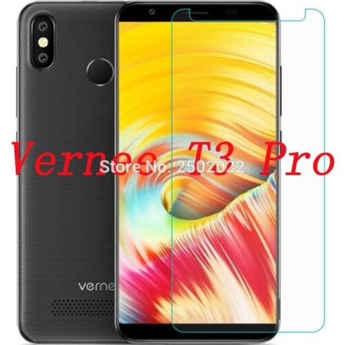 2Pcs Smartphone 9H Tempered Glass for Vernee T3 Pro T3PRO Protective Film Screen Protector cover phone Shield Guard