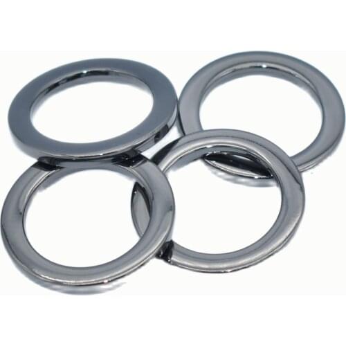 25mm Gunmetal O Ring Round Ring Handbag Purse Belt Clip Strap Jewelry Making Dog Collar Clasps Keychain Supplies Hardware