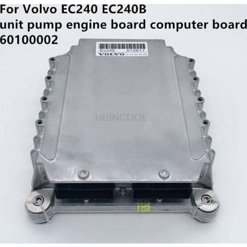 For Volvo EC240 EC240B Unit Pump Engine Board Computer Board 60100002 High Quality Excavator Parts Free Shipping