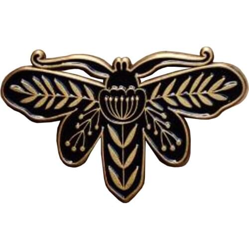 Moth Enamel pin