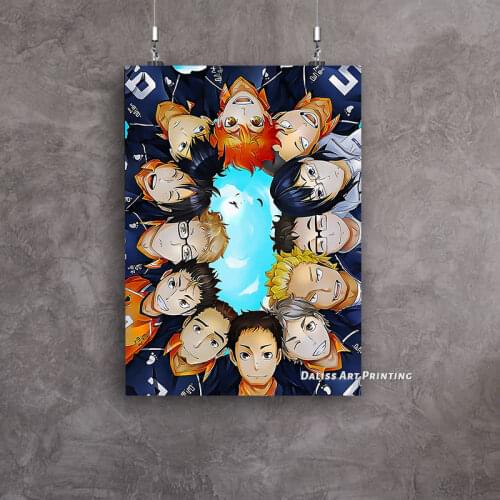 Canvas Anime Haikyuu Pictures Home Decoration Paintings Poster HD Prints Wall Art Modular Living Room Framed