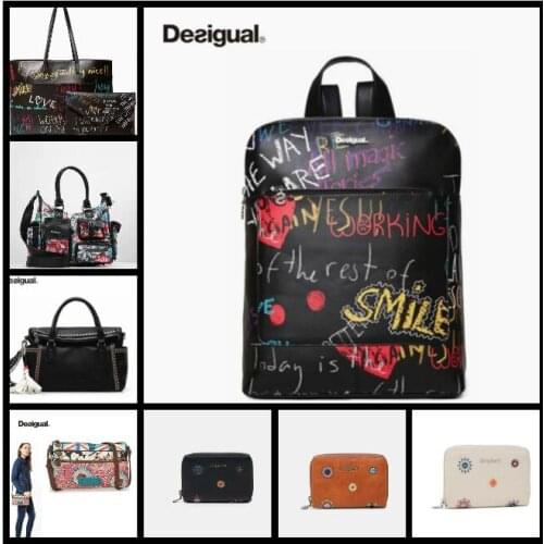 Spanish womens bag 2021 new European and American fashion embroidered Backpack
