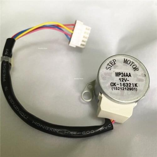Air conditioner 1p 1.5p sweeper step motor MP24AA 12V drift swing wind 13CM/30CM synchronous ventilation Repair parts