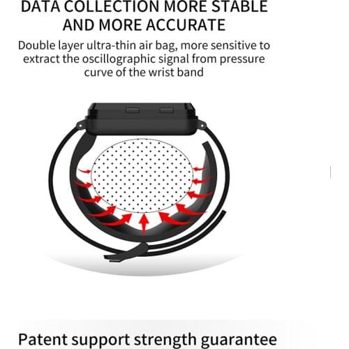 Best selling real accurate blood pressure monitoring smart watch elderly man with Air Pump Double Air Bag Sphygmomanometer watch