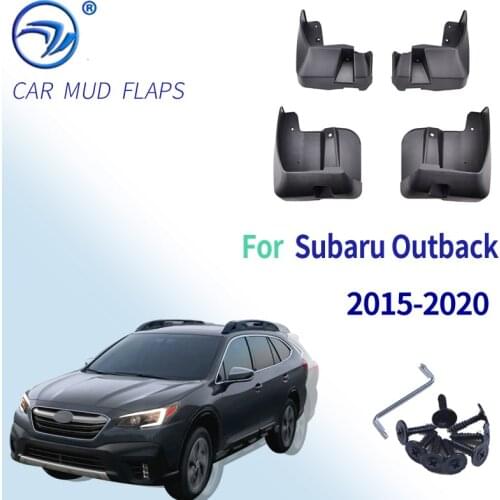 OE Styled Molded Mud Flaps For Subaru Outback 2015 -on Mudflaps Splash Guards Mudguards 2016 2017 2018 2019 2020 Car Styling