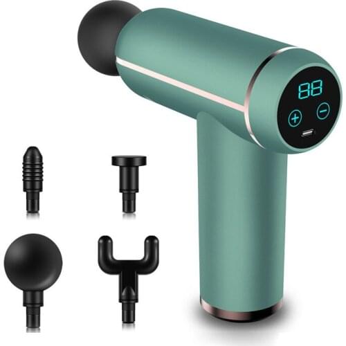 Mini Muscle Massage Gun Pocket Speed vibration Electric Back For Body Deep Relief Pain neck Massager Gun Slimming Fascial gun