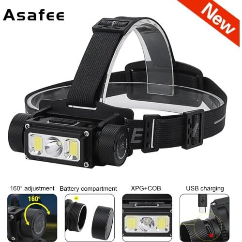 21700 Battery Multifunctional Rechargeable Led Headlamp Fishing Headlight Torch Hunting Head Lamp Camping Flashlight Head Light
