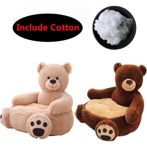 Newborn Baby Sofa Support Seat Plush Chair Learning To Sit Comfortable Toddler Nest Puff Washable with Filler Cradle Sofa Chair
