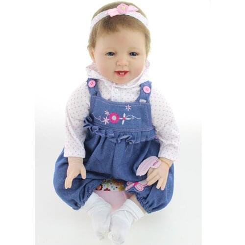 Real Reborn Babies Silicone Reborn Baby Dolls 20 Inch/50 cm,Vivid Baby Reborn Doll Real Looking Toy for Children Free Shipping