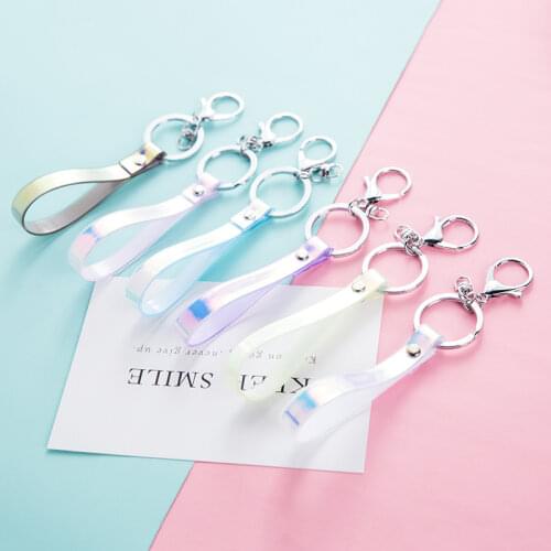 Laser Colorful Discolor Weaving Lanyard Neck Strap for Keys ID Card Mobile Phone Straps for Phone USB Badge Holder DIY Hang Rope