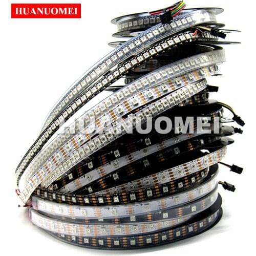 5V 30/32/60/72/96/144 LEDs/m WS2811/WS2812B/WS2813/WS2815/WS2818/SK6812/SK9822/APA102/APA107 Digital Pixel RGB LED Strip Light