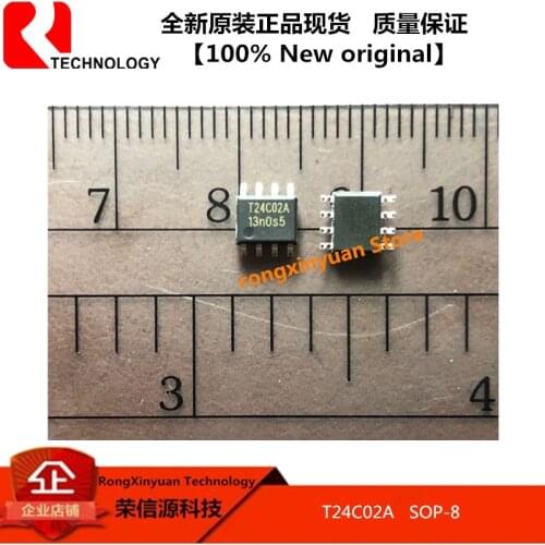 T24C02A SOP-8 24C02 24C02A SMD CMOS 2K 2-Wire Serial EEPROM 100% New original