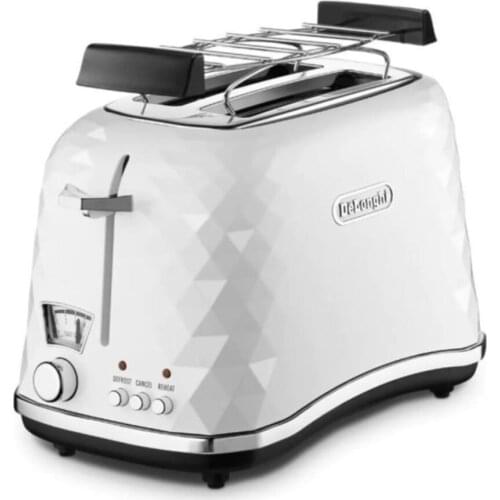Ctj2103 W Front Bianco Bread Toaster Machine White