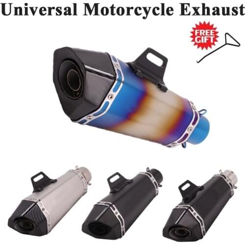 Universal Motorcycle Yoshimura Exhaust Pipe Escape Modified Carbon Fiber Muffler DB Killer For Z900 MSX125 TRK502 MT-09 Z750 MP3