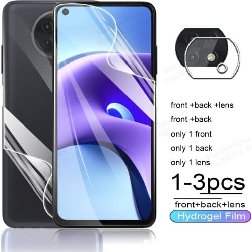 Hydrogel Film For Xiaomi Redmi note 9T not9t Screen Camera protective phone Glass Film Front Back protector For Redmi note 9 t