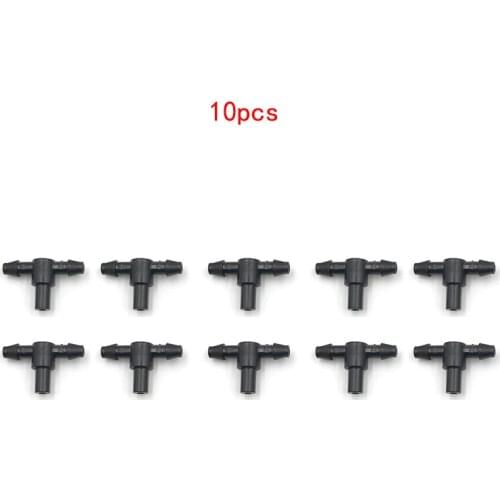 10/50Pcs Three-way Water Connectors Agricultural Irrigation Garden Lawn 4/7mm Water Hose Connector Drip Irrigation System