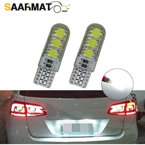 2Pcs W5W T10 Car Interior Lamp Clearance Bulbs LED Side Wedge Light For VW POLO Golf 5 6 7 GTI Passat B5 B6 B7 Jetta Bora MK5 MK