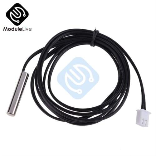 5PCS 1M NTC Thermistor Accuracy Temperature Sensor 10K 1% 3950 Waterproof Probe Length 1M 100CM